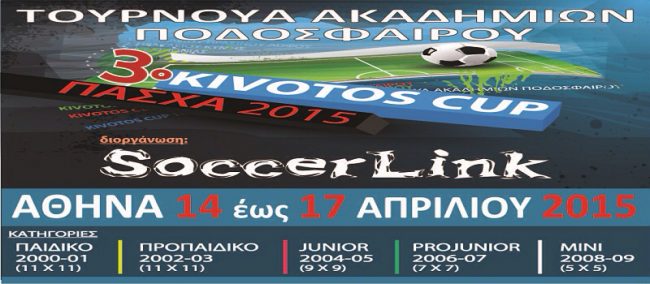 3ο Τουρνουά Ποδοσφαίρου Kivotos Cup